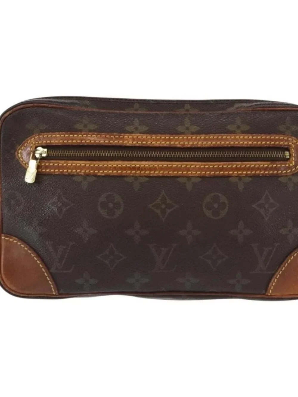 LOUIS VUITTON Monogram Marly Dragonne GM Clutch Bag M51825 LV Auth 161388
